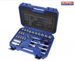 Faithfull FAISOC3826MN Metric Socket Set 3/8" Square Drive 26 Piece