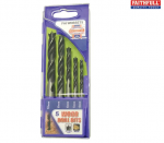 Faithfull FAICA Lip & Spur Wood Bit Set (4 5 6 8 & 10mm)