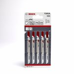 Bosch Jigsaw Blades for Perspex & Metal (5 Pack)