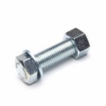 Assembled Hexagon Head Set Screw, Nut & Washer Grade 8.8 CE Approved Zinc Plated