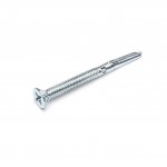 Steel Countersunk Phillips Winged Heavy Section Self Drilling Tek Screw