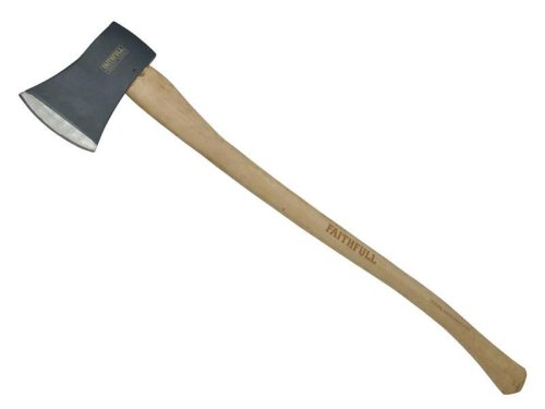 Faithfull FAIAXE412 Felling Axe with Hickory Shaft 2kg (4.1/2lb)