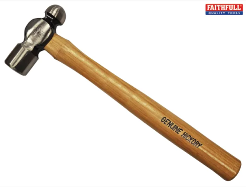 Faithfull FAIBPH Ball Pein Hammer, Wooden Shaft