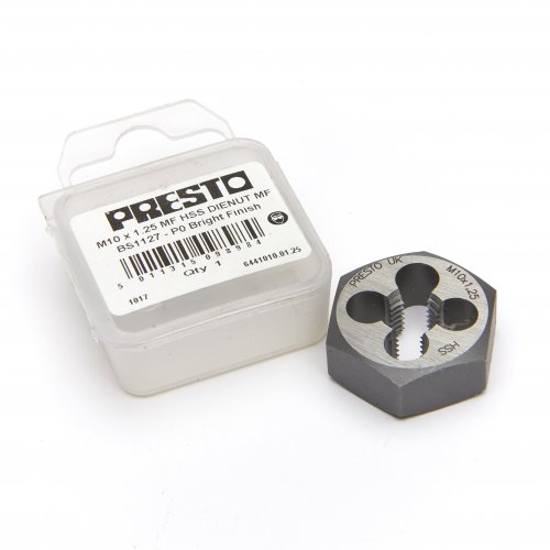 Presto HSGT Hexagon Die Nut Metric Fine ISO965