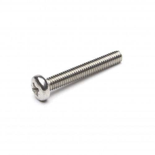 Stainless Steel Pan Head Pozi Machine Screw Grade A2 DIN7985