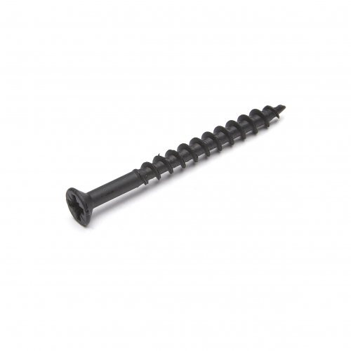 Steel Countersunk Pozi Carcass Screw Black Japaned