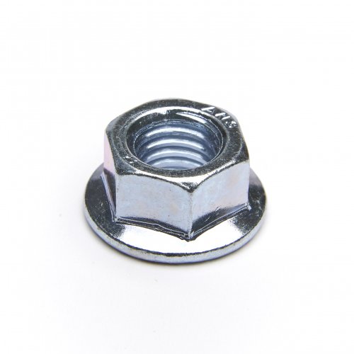 Steel Hexagon Serrated Flange Nut Grade 8 Zinc Plated DIN6923: M4: Single Unit