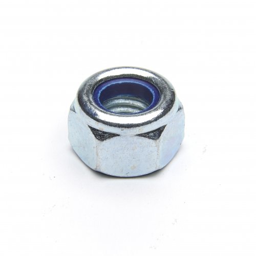 Steel Nylon Inserted Self Locking Nut P Type BSW Zinc Plated