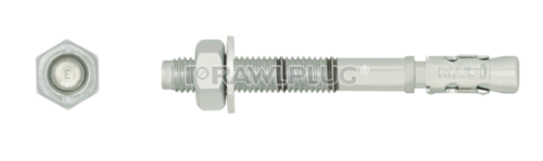 Rawlplug R-XPT Through Bolt Zinc Plated